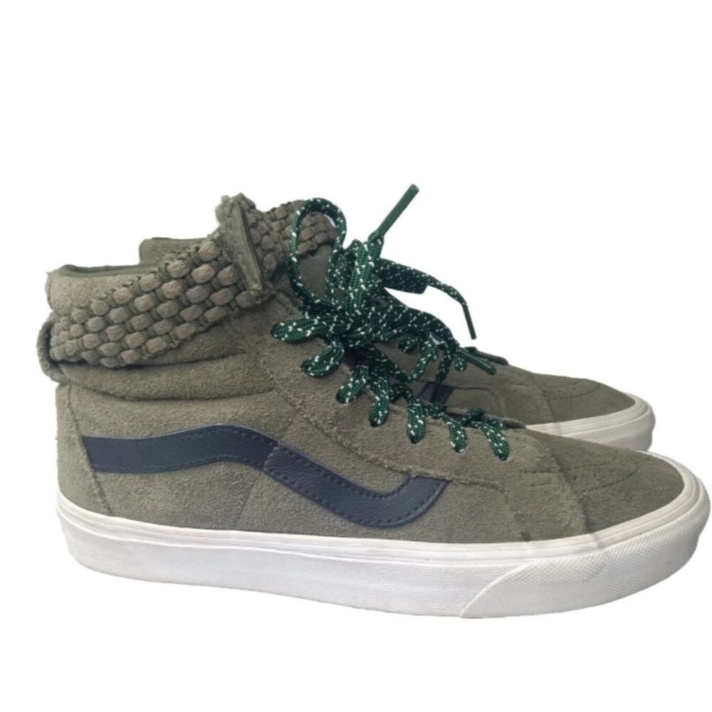 Vans Sk8-Hi Reissue Woven Grape Leaf Men's Size 8.5 Shoes